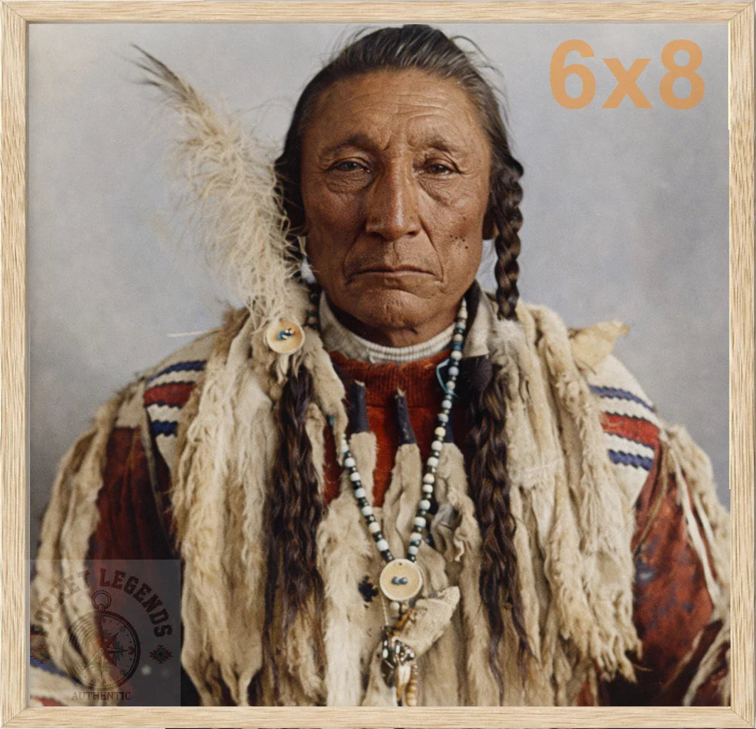 curly bear blackfoot oak color print backed 6x8