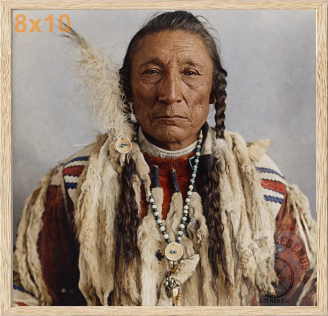 curly bear blackfoot oak color print backed 8x10