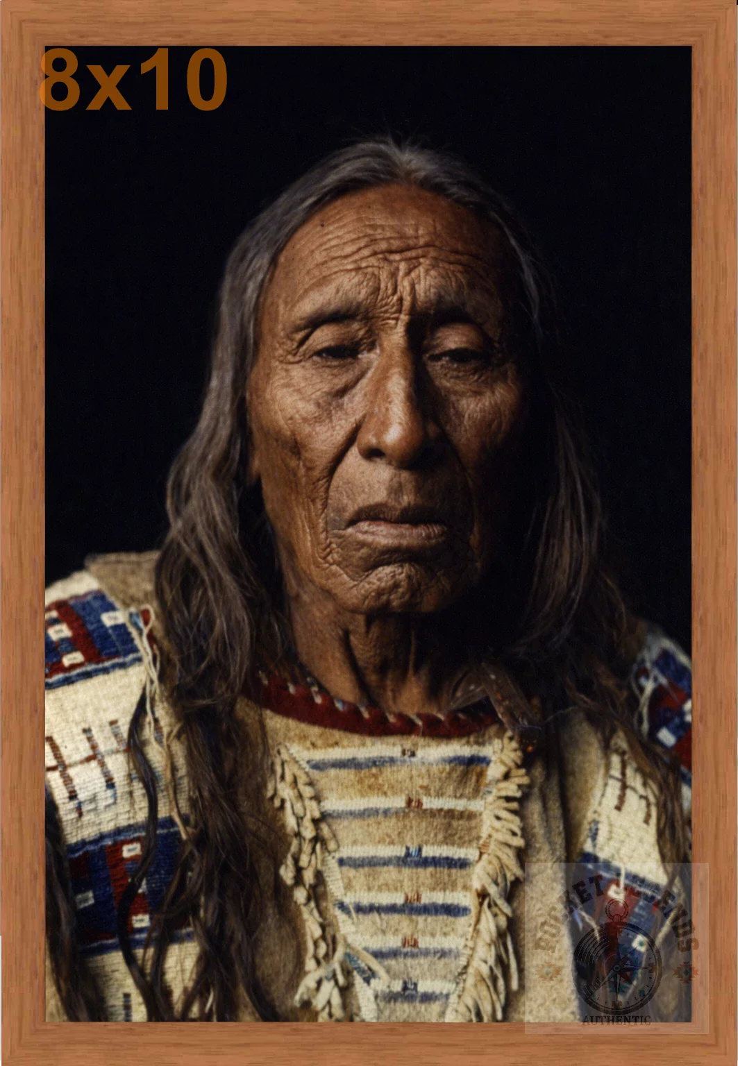 his fights pecan color print backed 8x10