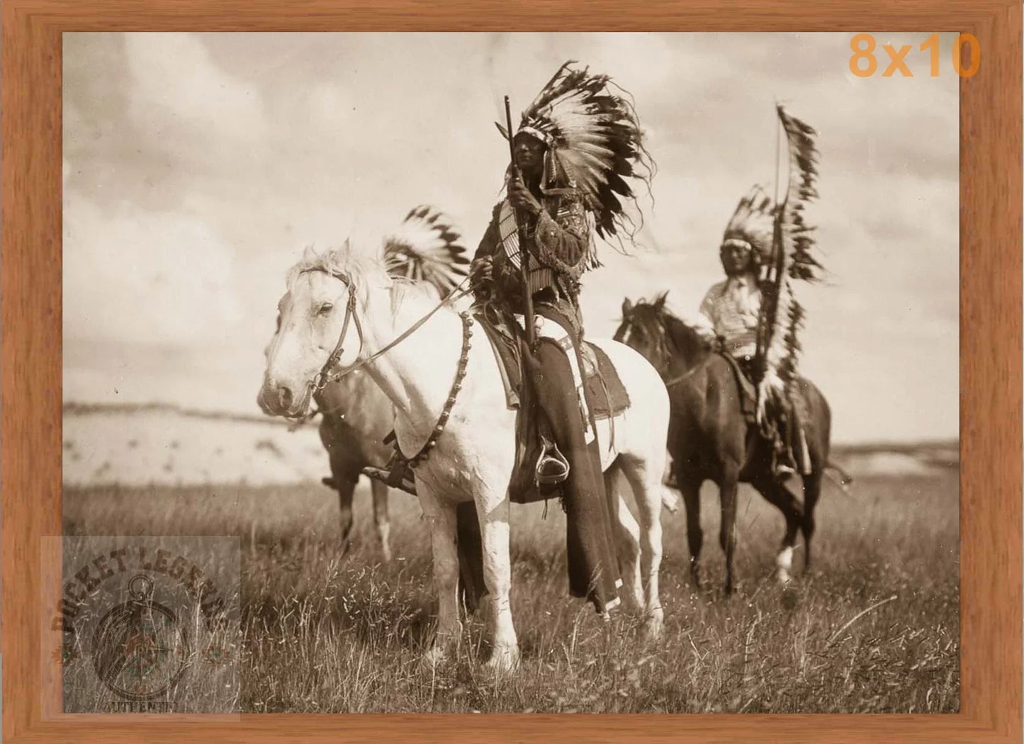 native life 1900 pecan sepia print backed 8x10