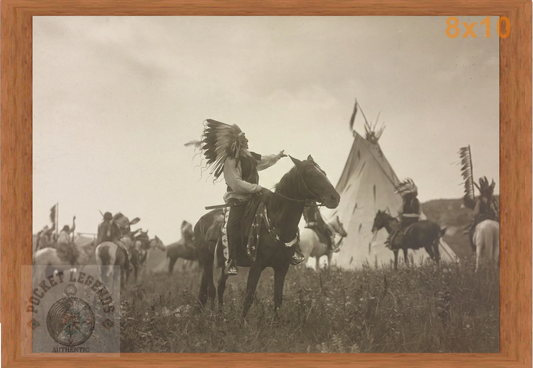 crows pecan sepia print backed 8x10