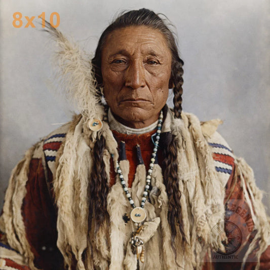 curly bear blackfoot color print backed 8x10