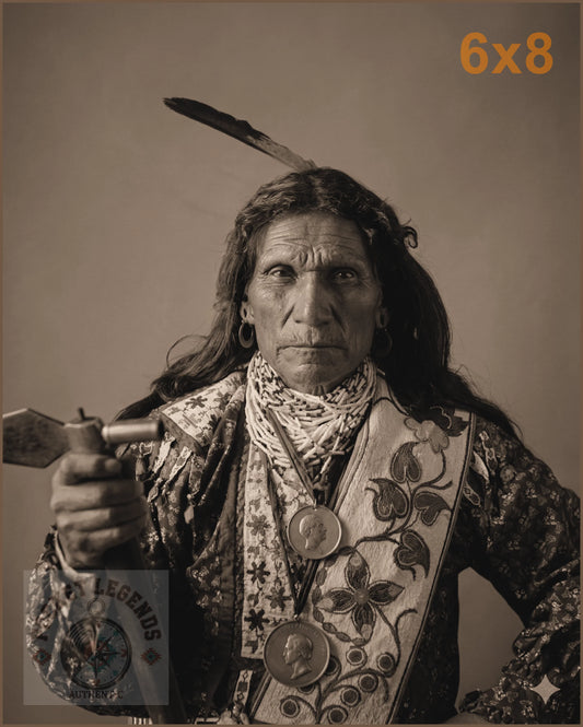george arkeketah sepia print backed 6x8 