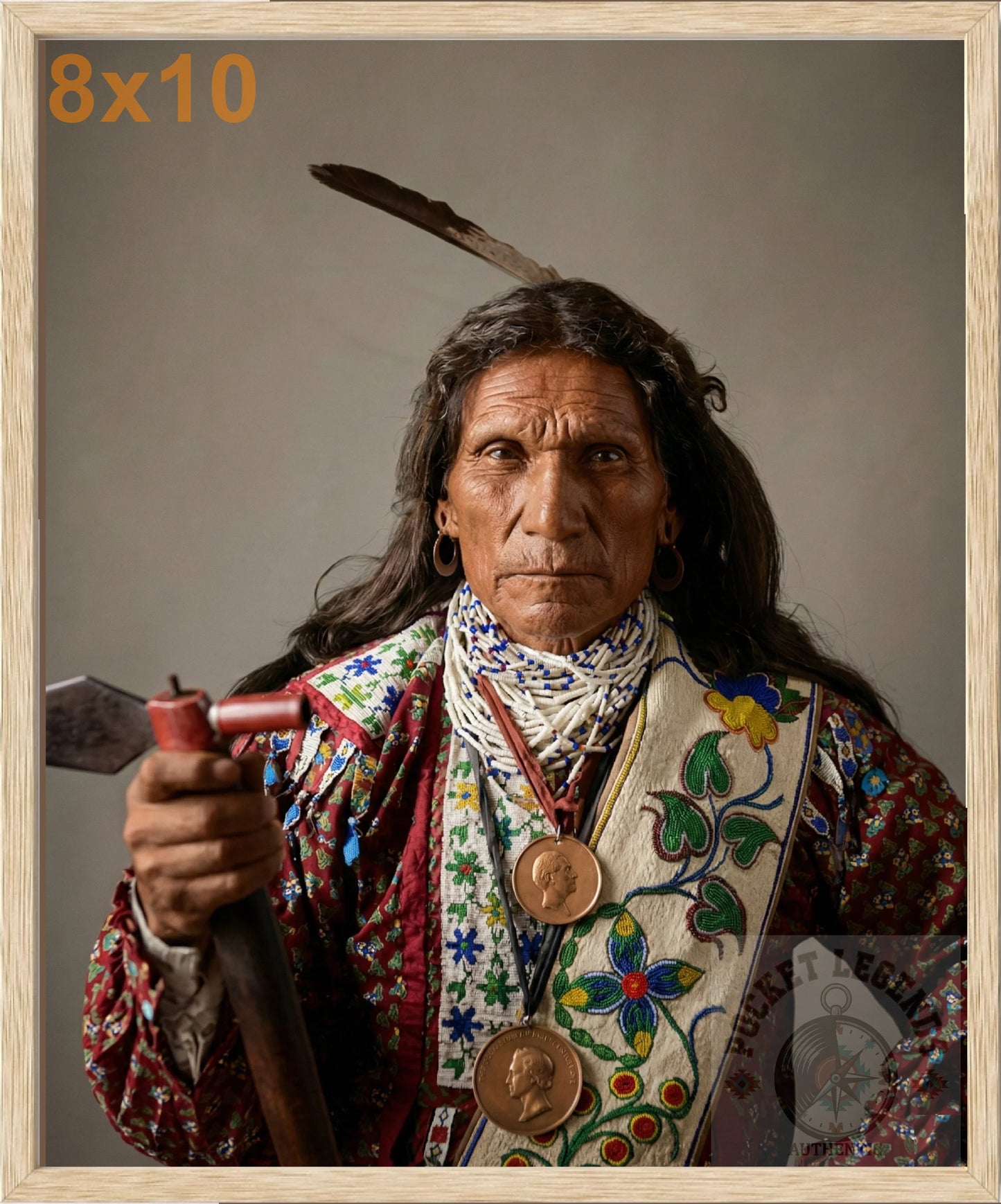 george arkeketah oak color print backed 8x10