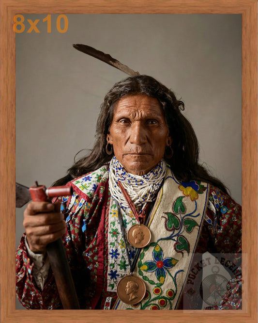 george arkeketah pecan color print backed 8x10