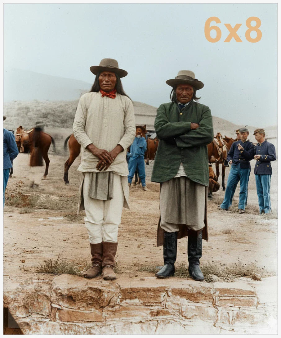 geronimo nosolo color print backed 6x8 