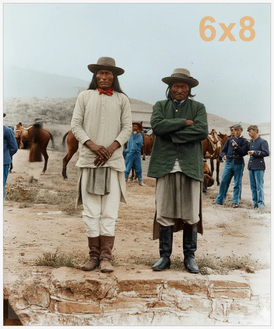 geronimo nosolo color print backed 6x8 