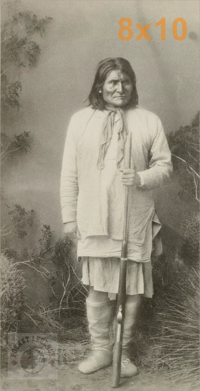 geronimo solo sepia print backed 8x10