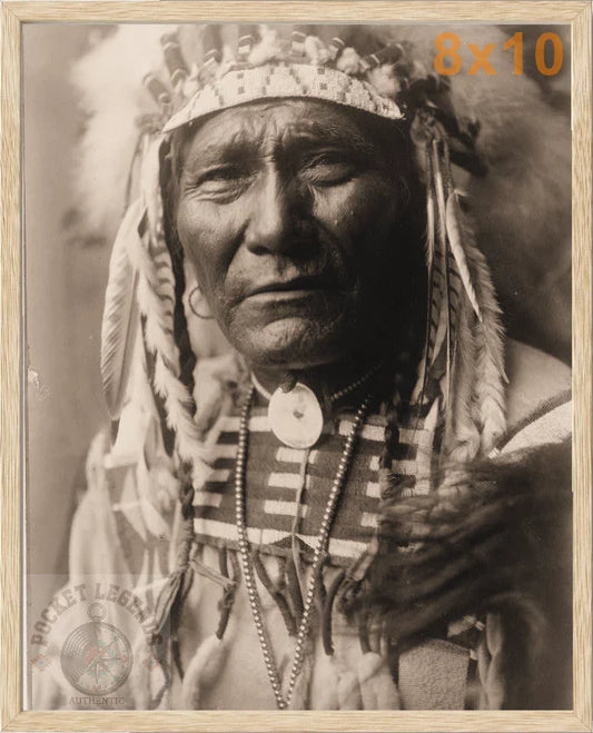 ghost bear crow oak sepia print backed 8x10