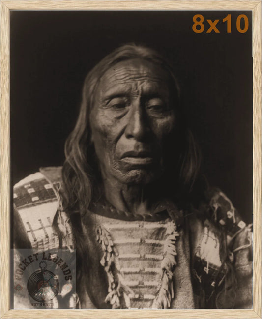 his fights oak sepia print backed 8x10