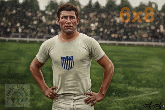 jim thorpe 1912 embellished artist proof 1of1 6x8 