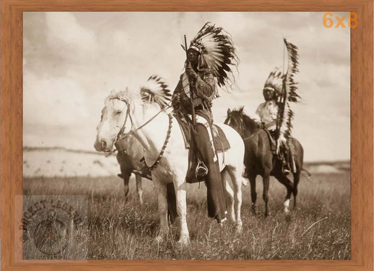 native life 1900 pecan sepia print backed 6x8 