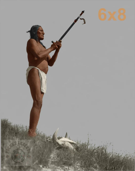 oglala prayer to the mystery 1907 color print backed 6x8 