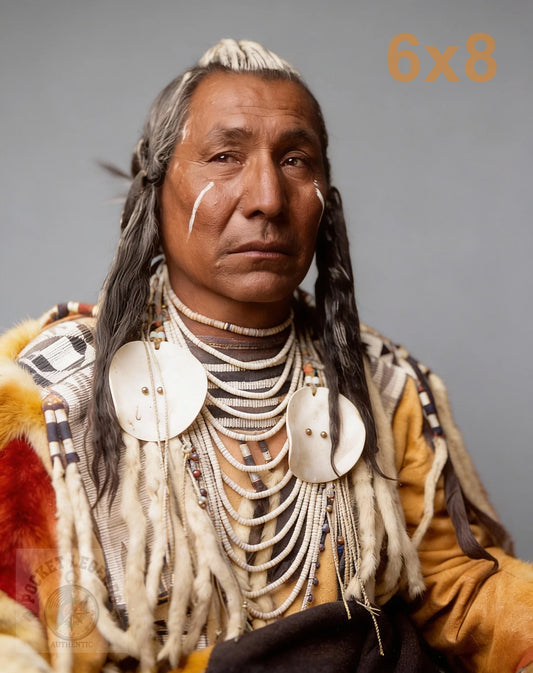 red wing apsaroke color print backed 6x8 