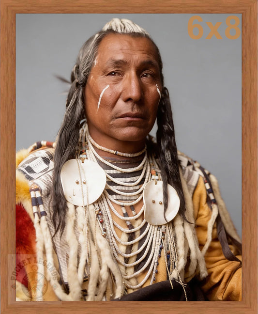 red wing apsaroke pecan color print backed 6x8 