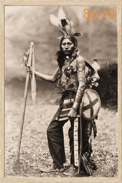 william eagle shirt oak sepia print backed 8x10